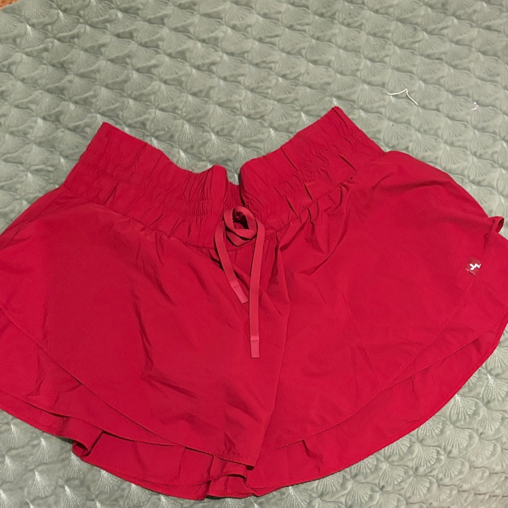 JoyLab Women's Bold Red Athletic Shorts